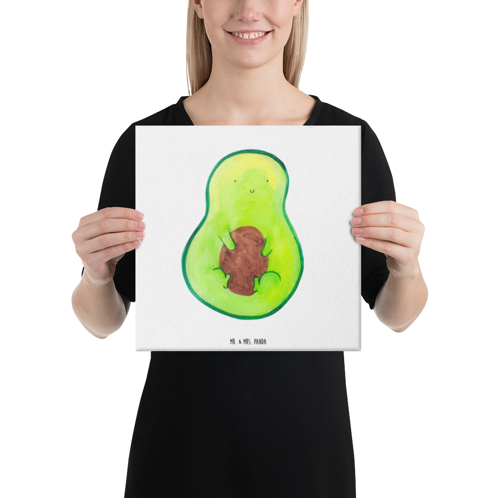 Leinwand Bild Avocado Kern Leinwand, Bild, Kunstdruck, Wanddeko, Dekoration, Avocado, Veggie, Vegan, Gesund, Avokado, Avocadokern, Kern, Pflanze, Spruch Leben