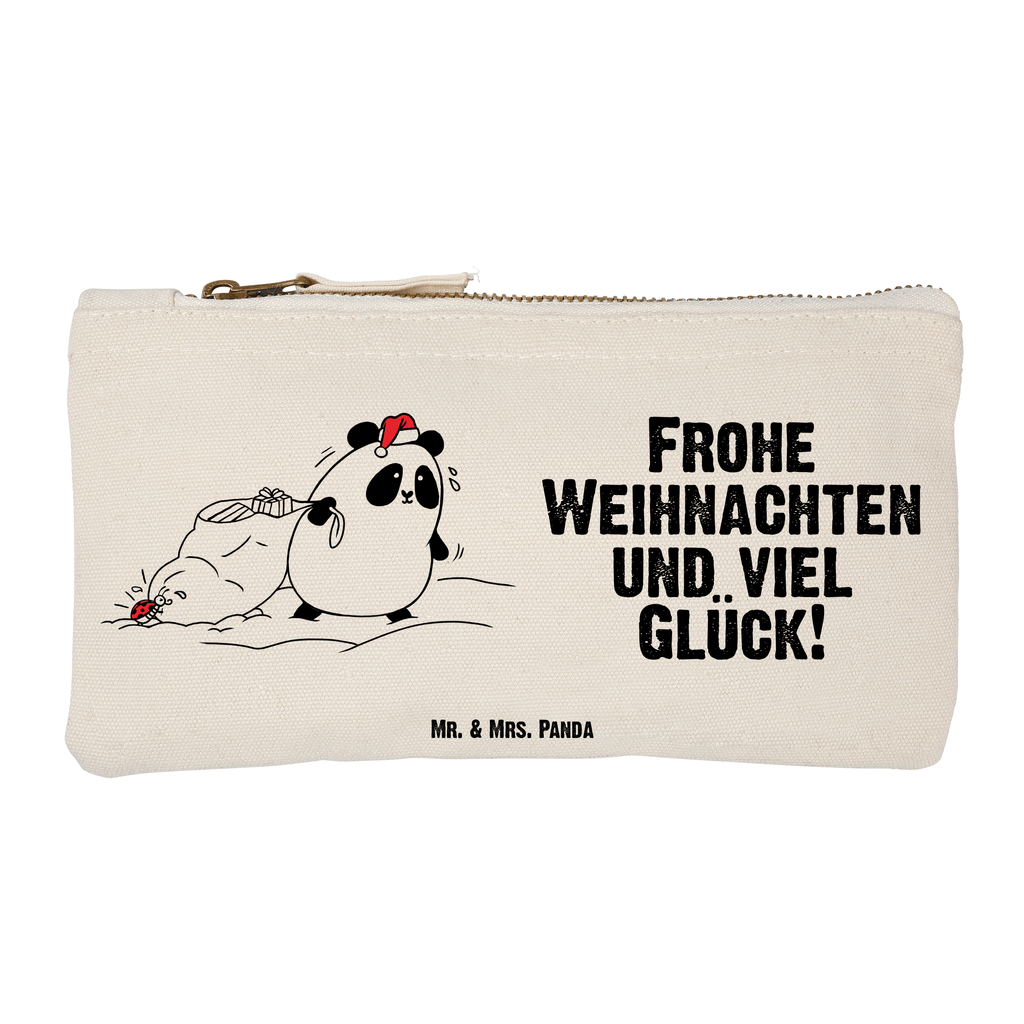 Schminktasche Easy & Peasy Frohe Weihnachten Schminktasche, Kosmetiktasche, Kosmetikbeutel, Stiftemäppchen, Etui, Federmappe, Makeup, XXL, Schminketui, Kosmetiketui, Schlamperetui