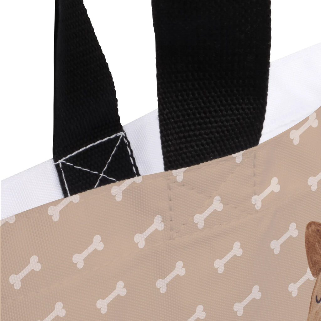 Shopper Hund Dackel Beutel, Einkaufstasche, Tasche, Strandtasche, Einkaufsbeutel, Shopper, Schultasche, Freizeittasche, Tragebeutel, Schulbeutel, Alltagstasche, Hund, Hundemotiv, Haustier, Hunderasse, Tierliebhaber, Hundebesitzer, Sprüche, Hunde, Dackel, Dachshund, happy dog