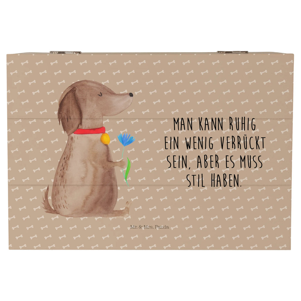 Holzkiste Hund Blume Holzkiste, Kiste, Schatzkiste, Truhe, Schatulle, XXL, Erinnerungsbox, Erinnerungskiste, Dekokiste, Aufbewahrungsbox, Geschenkbox, Geschenkdose, Hund, Hundemotiv, Haustier, Hunderasse, Tierliebhaber, Hundebesitzer, Sprüche, Hunde, Frauchen, Hundeliebe