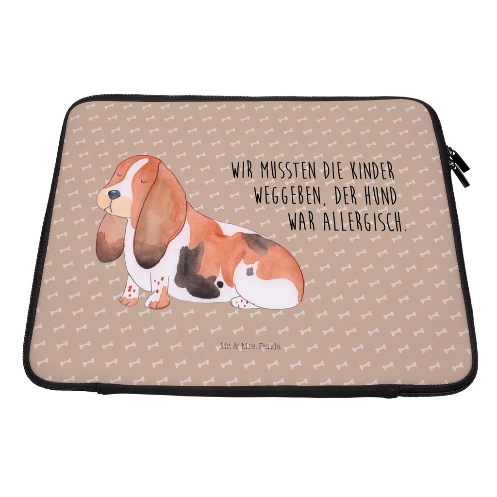 Notebook Tasche Hund Basset Hound Notebook Tasche, Laptop, Computertasche, Tasche, Notebook-Tasche, Notebook-Reisehülle, Notebook Schutz, Hund, Hundemotiv, Haustier, Hunderasse, Tierliebhaber, Hundebesitzer, Sprüche, Basset Hound, Basset, Hundeliebe, kinderlos