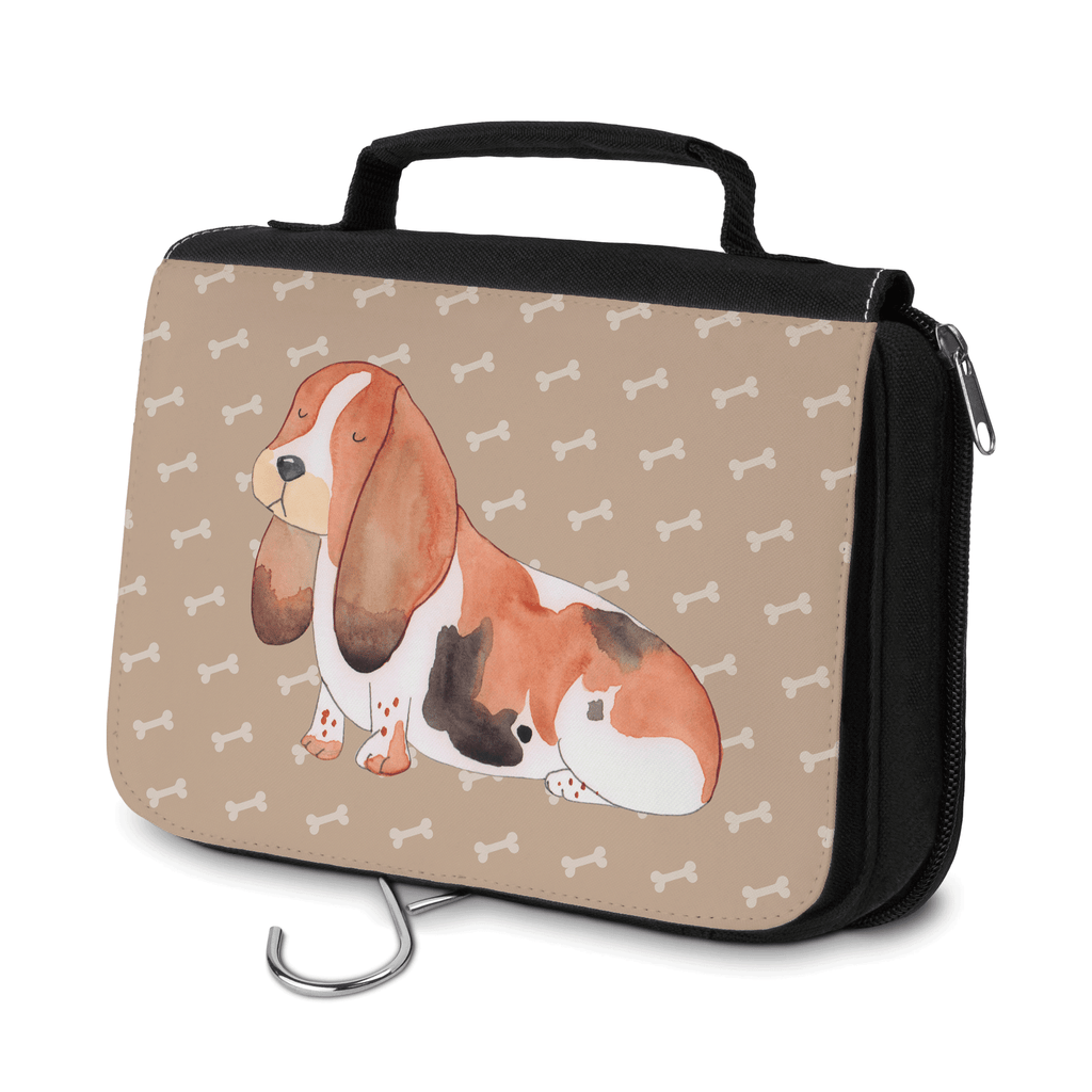 Kulturbeutel Hund Basset Hound Kulturbeutel, Zum Aufhängen, Waschtasche, Kosmetiktasche, Damen, Herren, Aufbewahrungstasche, Schminktasche, Kosmetikbeutel, Organizer, Kulturtasche, Schminkutensil, Hund, Hundemotiv, Haustier, Hunderasse, Tierliebhaber, Hundebesitzer, Sprüche, Basset Hound, Basset, Hundeliebe, kinderlos