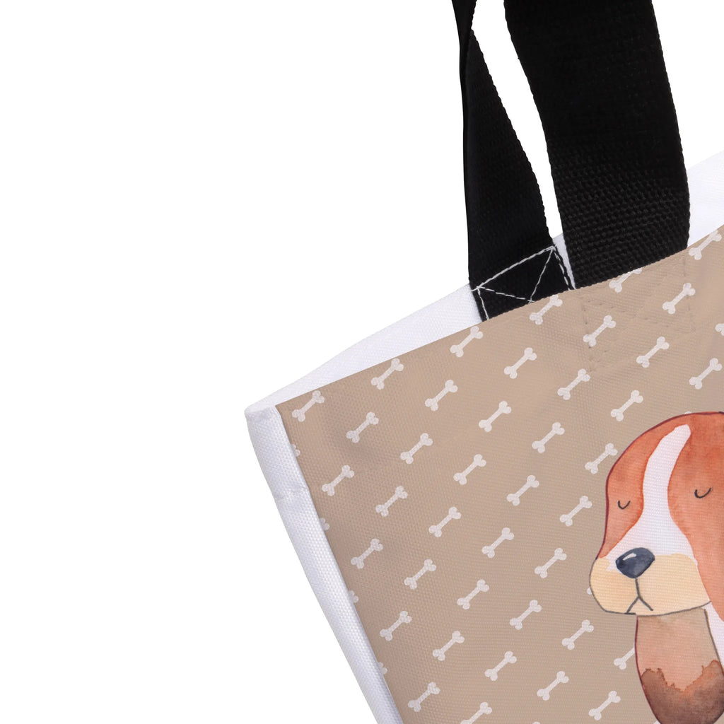 Shopper Hund Basset Hound Beutel, Einkaufstasche, Tasche, Strandtasche, Einkaufsbeutel, Shopper, Schultasche, Freizeittasche, Tragebeutel, Schulbeutel, Alltagstasche, Hund, Hundemotiv, Haustier, Hunderasse, Tierliebhaber, Hundebesitzer, Sprüche, Basset Hound, Basset, Hundeliebe, kinderlos