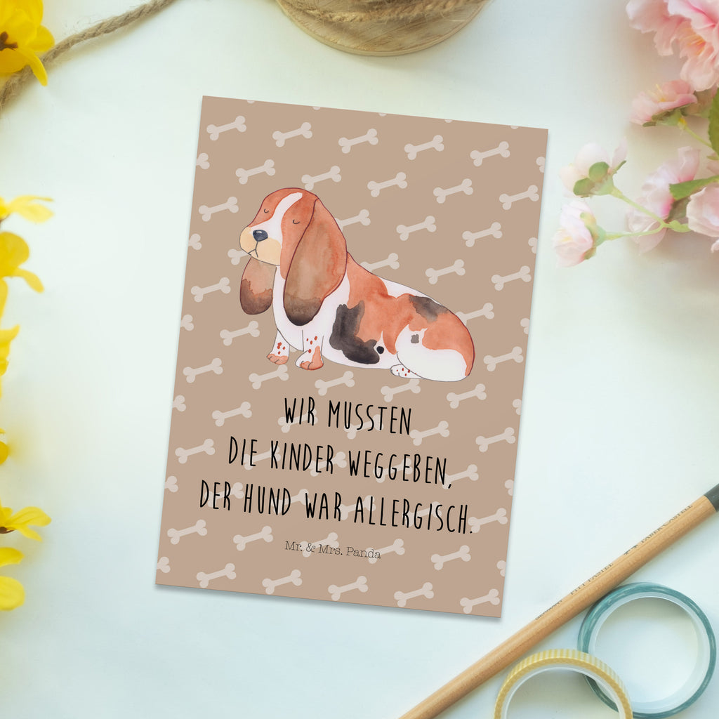 Postkarte Hund Basset Hound Postkarte, Karte, Geschenkkarte, Grußkarte, Einladung, Ansichtskarte, Geburtstagskarte, Einladungskarte, Dankeskarte, Ansichtskarten, Einladung Geburtstag, Einladungskarten Geburtstag, Hund, Hundemotiv, Haustier, Hunderasse, Tierliebhaber, Hundebesitzer, Sprüche, Basset Hound, Basset, Hundeliebe, kinderlos