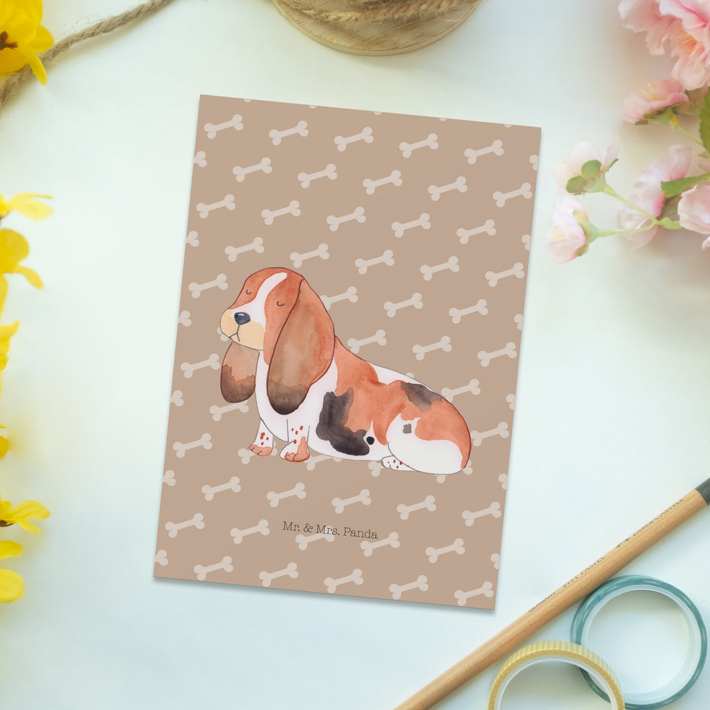 Postkarte Hund Basset Hound Postkarte, Karte, Geschenkkarte, Grußkarte, Einladung, Ansichtskarte, Geburtstagskarte, Einladungskarte, Dankeskarte, Ansichtskarten, Einladung Geburtstag, Einladungskarten Geburtstag, Hund, Hundemotiv, Haustier, Hunderasse, Tierliebhaber, Hundebesitzer, Sprüche, Basset Hound, Basset, Hundeliebe, kinderlos