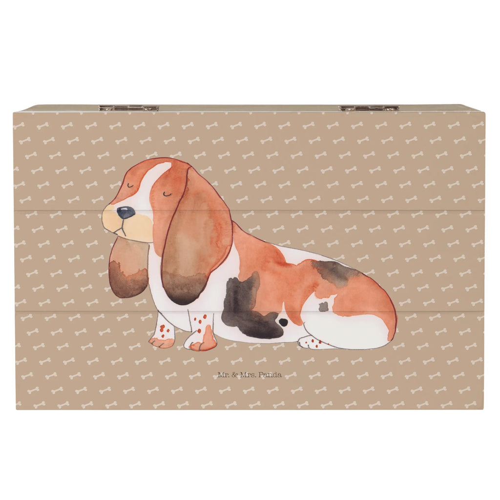 Holzkiste Hund Basset Hound Holzkiste, Kiste, Schatzkiste, Truhe, Schatulle, XXL, Erinnerungsbox, Erinnerungskiste, Dekokiste, Aufbewahrungsbox, Geschenkbox, Geschenkdose, Hund, Hundemotiv, Haustier, Hunderasse, Tierliebhaber, Hundebesitzer, Sprüche, Basset Hound, Basset, Hundeliebe, kinderlos