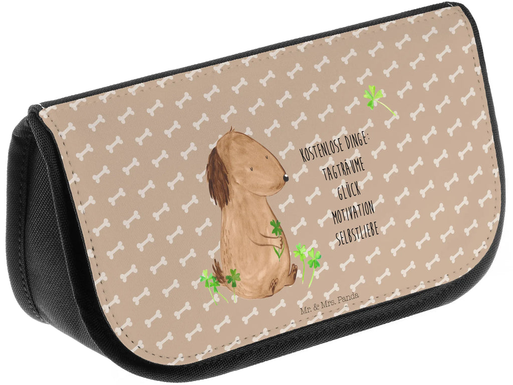 Kosmetiktasche Hund Kleeblatt Kosmetikbeutel, Kulturtasche, Kulturbeutel, Schminktasche, Make-Up Tasche, Kosmetiktasche, Beauty Bag, Kosmetiktasche Damen, Make Up Tasche, Kosmetik Tasche, Kosmetiktasche Klein, Kleine Kosmetiktasche, Schminktasche Klein, Kosmetiktasche Mit Fächern, Schminktäschen, Schminke Tasche, Kosmetiktaschen Damen, Beauty Case, Schmink Täschchen, Hund, Hundemotiv, Haustier, Hunderasse, Tierliebhaber, Hundebesitzer, Sprüche, Kleeblatt, Glück, Tagträume, Motivation, Neuanfang, Geschenk, Glücksbringer, Selbstliebe, Achtsamkeit