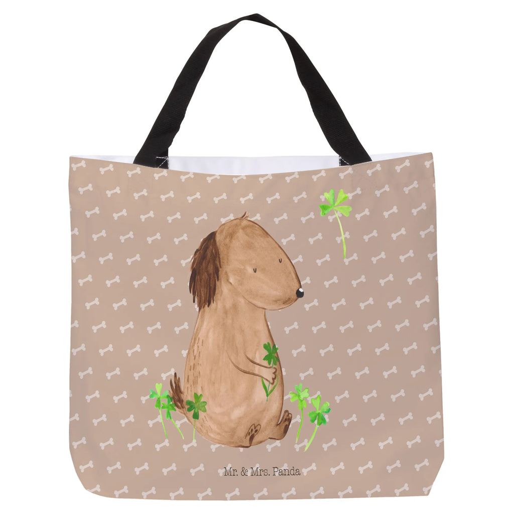 Shopper Hund Kleeblatt Beutel, Einkaufstasche, Tasche, Strandtasche, Einkaufsbeutel, Shopper, Schultasche, Freizeittasche, Tragebeutel, Schulbeutel, Alltagstasche, Hund, Hundemotiv, Haustier, Hunderasse, Tierliebhaber, Hundebesitzer, Sprüche, Kleeblatt, Glück, Tagträume, Motivation, Neuanfang, Geschenk, Glücksbringer, Selbstliebe, Achtsamkeit