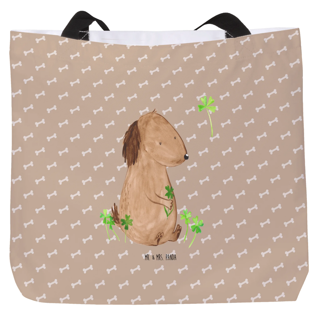 Shopper Hund Kleeblatt Beutel, Einkaufstasche, Tasche, Strandtasche, Einkaufsbeutel, Shopper, Schultasche, Freizeittasche, Tragebeutel, Schulbeutel, Alltagstasche, Hund, Hundemotiv, Haustier, Hunderasse, Tierliebhaber, Hundebesitzer, Sprüche, Kleeblatt, Glück, Tagträume, Motivation, Neuanfang, Geschenk, Glücksbringer, Selbstliebe, Achtsamkeit