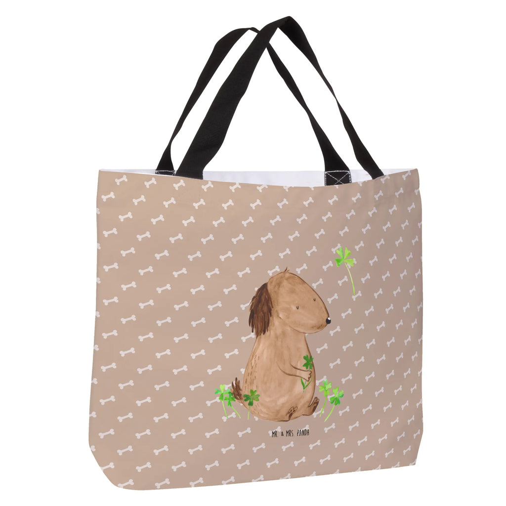 Shopper Hund Kleeblatt Beutel, Einkaufstasche, Tasche, Strandtasche, Einkaufsbeutel, Shopper, Schultasche, Freizeittasche, Tragebeutel, Schulbeutel, Alltagstasche, Hund, Hundemotiv, Haustier, Hunderasse, Tierliebhaber, Hundebesitzer, Sprüche, Kleeblatt, Glück, Tagträume, Motivation, Neuanfang, Geschenk, Glücksbringer, Selbstliebe, Achtsamkeit