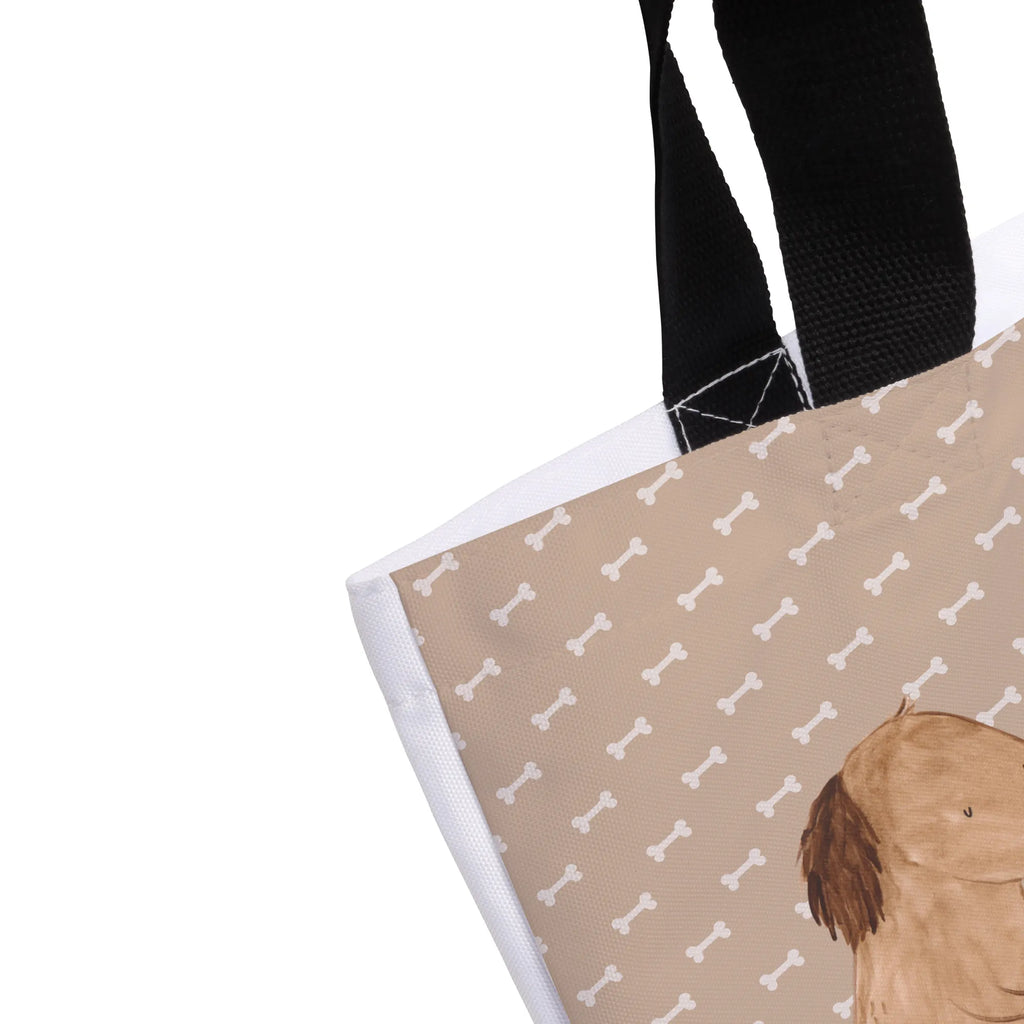 Shopper Hund Kleeblatt Beutel, Einkaufstasche, Tasche, Strandtasche, Einkaufsbeutel, Shopper, Schultasche, Freizeittasche, Tragebeutel, Schulbeutel, Alltagstasche, Hund, Hundemotiv, Haustier, Hunderasse, Tierliebhaber, Hundebesitzer, Sprüche, Kleeblatt, Glück, Tagträume, Motivation, Neuanfang, Geschenk, Glücksbringer, Selbstliebe, Achtsamkeit