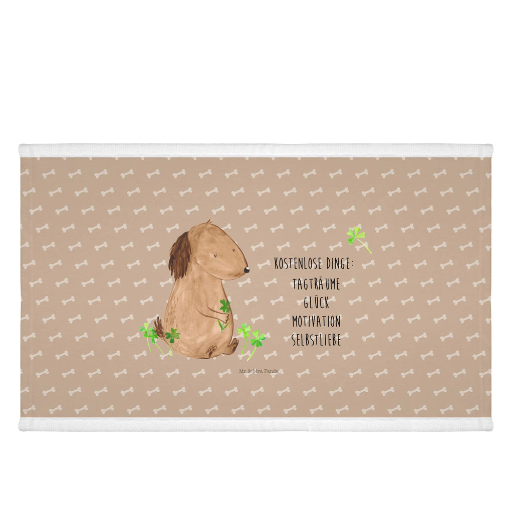 Handtuch Hund Kleeblatt Handtuch, Badehandtuch, Badezimmer, Handtücher, groß, Kinder, Baby, Hund, Hundemotiv, Haustier, Hunderasse, Tierliebhaber, Hundebesitzer, Sprüche, Kleeblatt, Glück, Tagträume, Motivation, Neuanfang, Geschenk, Glücksbringer, Selbstliebe, Achtsamkeit