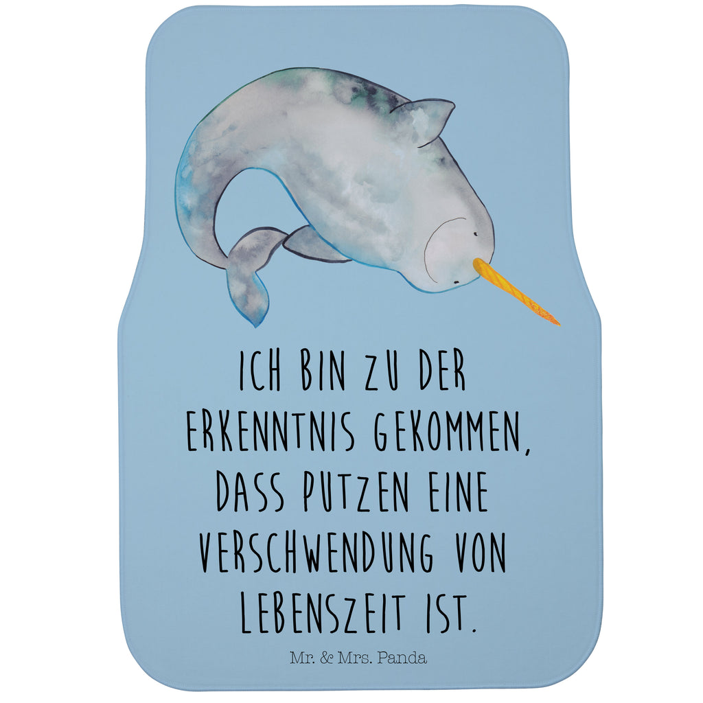 Fahrer Autofußmatte Narwal Autofußmatten, Fußmatte Auto, Fahrer, Schmutzmatte Auto, Meerestiere, Meer, Urlaub, Narwal, Wal, Putzen, Hausfrau, Junggesellin, aufräumen, Kinderzimmer