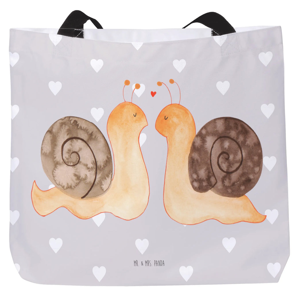 Shopper Schnecken Liebe Beutel, Einkaufstasche, Tasche, Strandtasche, Einkaufsbeutel, Shopper, Schultasche, Freizeittasche, Tragebeutel, Schulbeutel, Alltagstasche, Liebe, Partner, Freund, Freundin, Ehemann, Ehefrau, Heiraten, Verlobung, Heiratsantrag, Liebesgeschenk, Jahrestag, Hocheitstag