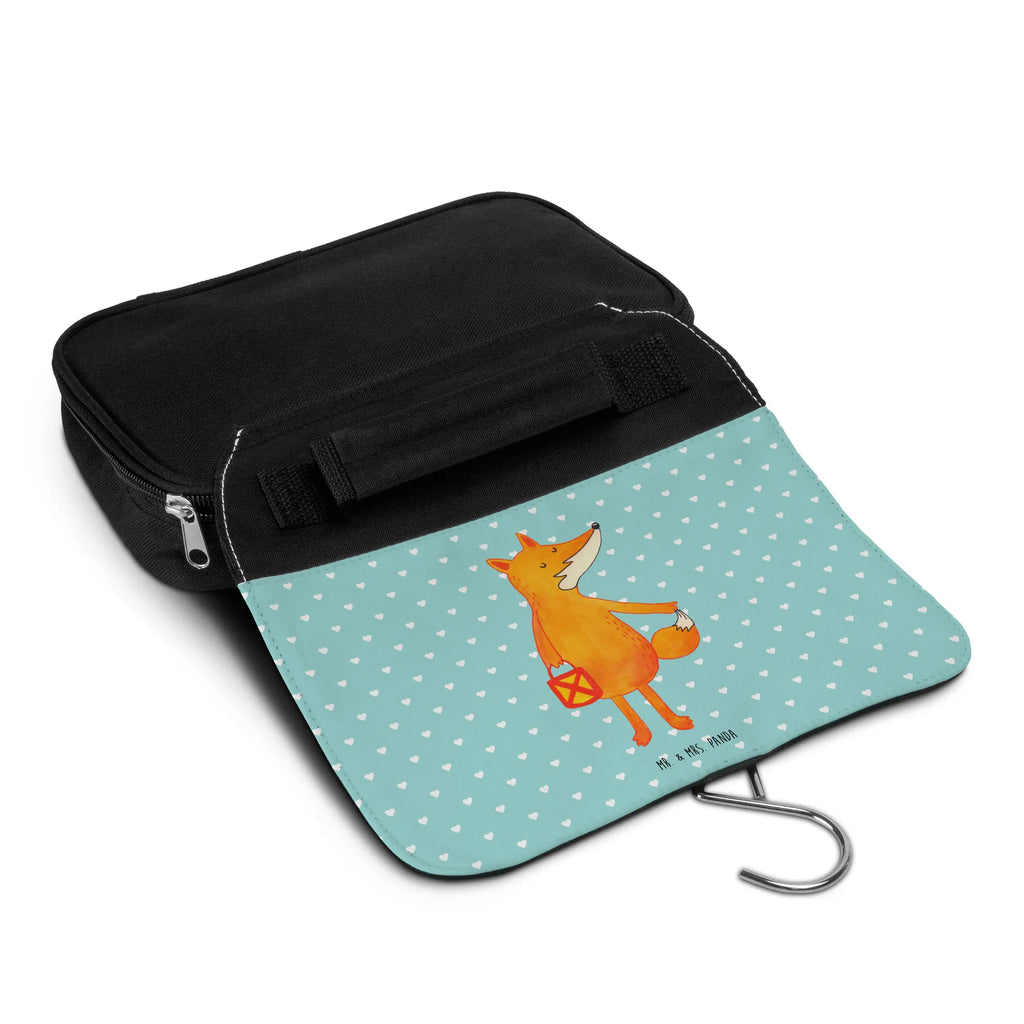 Kulturbeutel Fuchs Laterne Kulturbeutel, Zum Aufhängen, Waschtasche, Kosmetiktasche, Damen, Herren, Aufbewahrungstasche, Schminktasche, Kosmetikbeutel, Organizer, Kulturtasche, Schminkutensil, Fuchs, Füchse, Spruch trösten, Liebeskummer Spruch, Laterne, Sankt Martin, Laternenumzug, Aufmuntern, Cäsar Otto Hugo Flaischlen