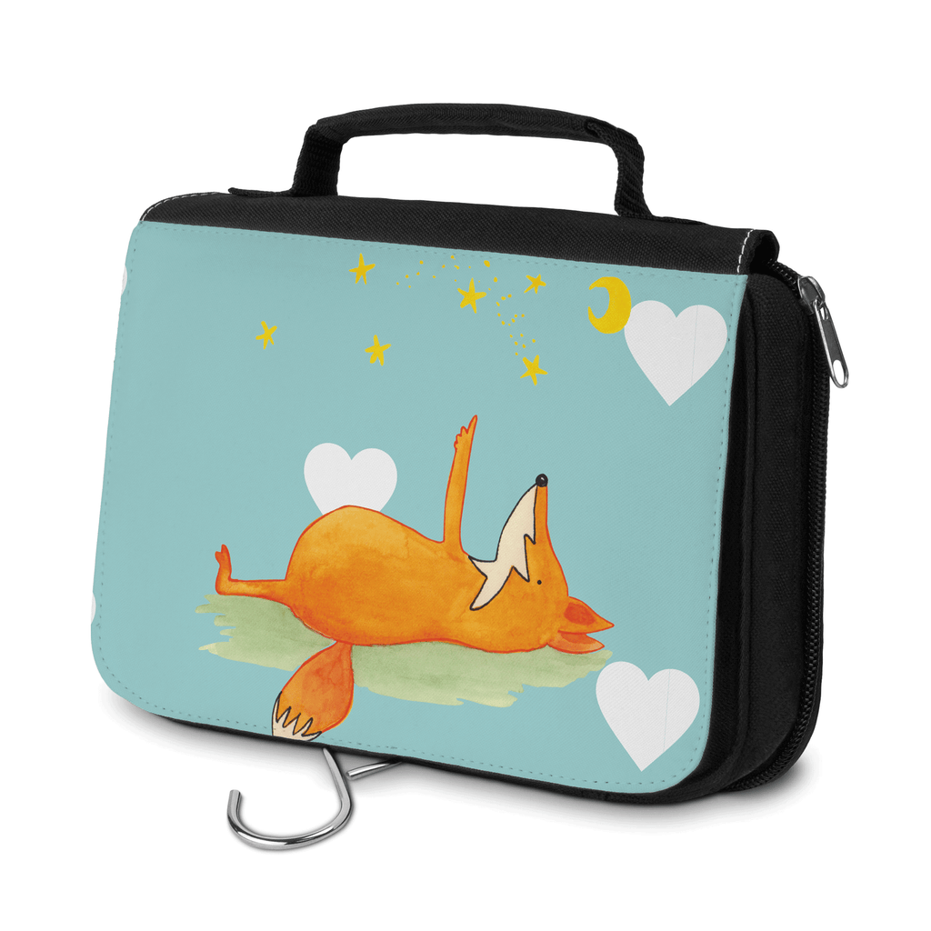 Kulturbeutel Fuchs Sterne Kulturbeutel, Zum Aufhängen, Waschtasche, Kosmetiktasche, Damen, Herren, Aufbewahrungstasche, Schminktasche, Kosmetikbeutel, Organizer, Kulturtasche, Schminkutensil, Fuchs, Füchse, tröstende Worte, Spruch positiv, Spruch schön, Romantik, Always Look on the Bright Side of Life