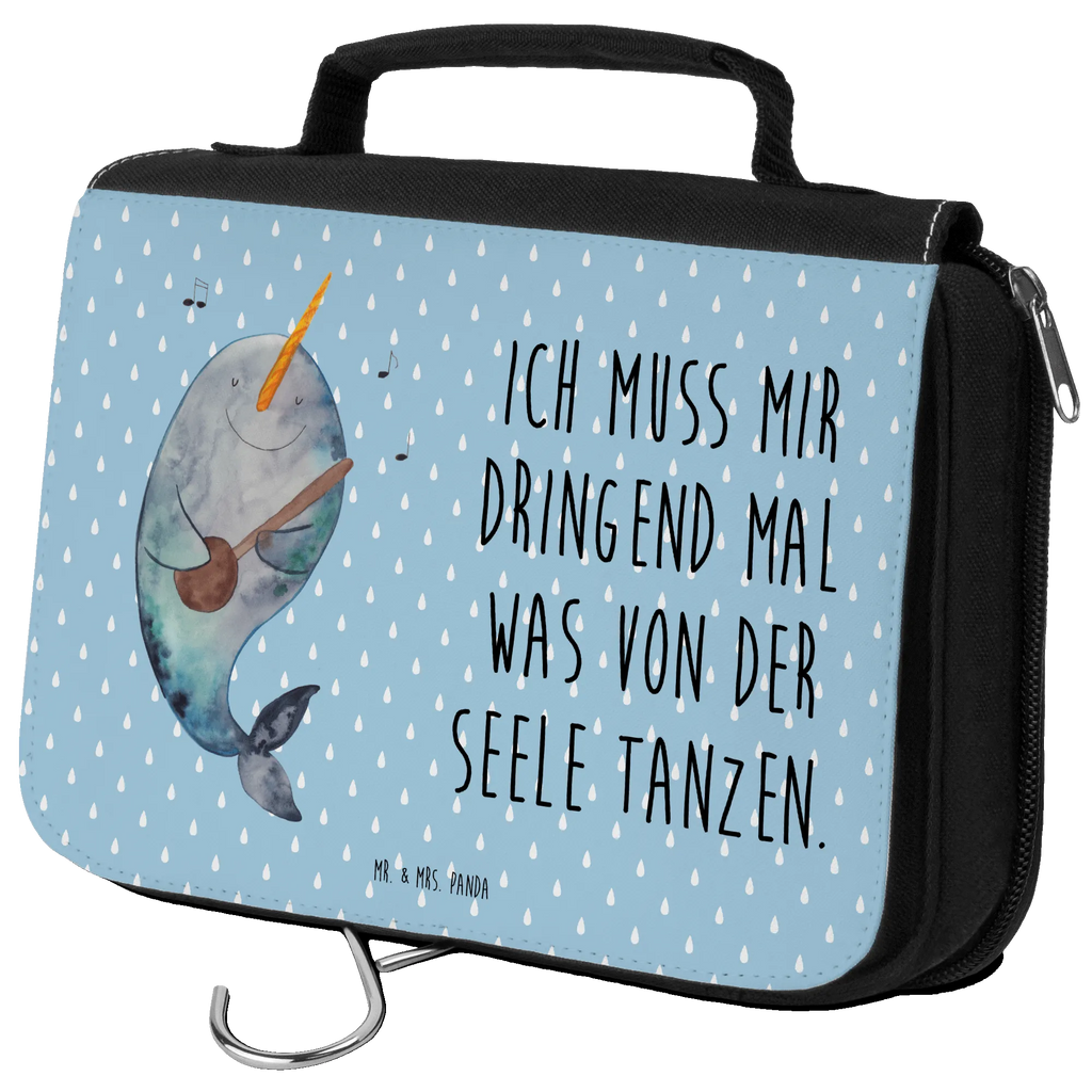 Kulturbeutel Narwal Gitarre Kulturbeutel, Zum Aufhängen, Waschtasche, Kosmetiktasche, Damen, Herren, Aufbewahrungstasche, Schminktasche, Kosmetikbeutel, Organizer, Kulturtasche, Schminkutensil, Meerestiere, Meer, Urlaub, Narwal, Wal, Tanzen, Probleme, Problemlösung, Frust, Gespräche, Gitarre