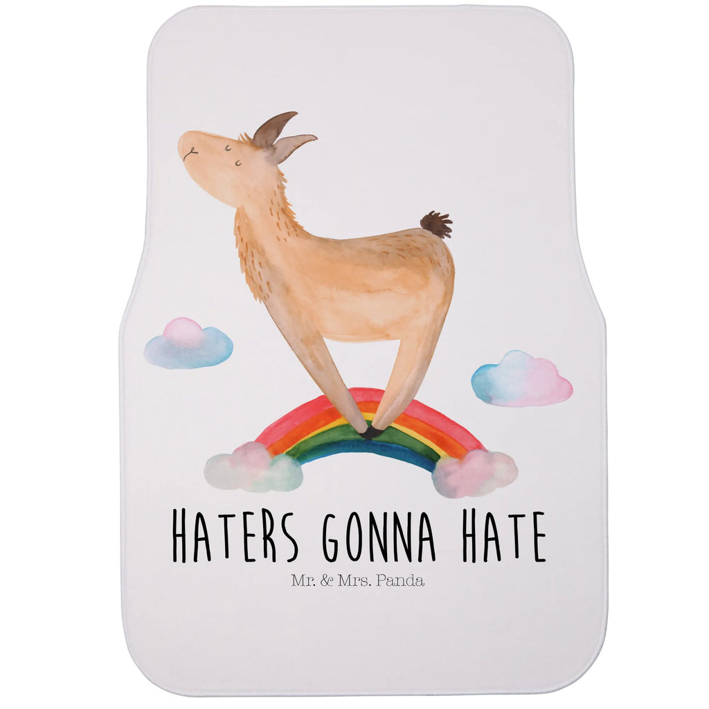 Fahrer Autofußmatte Lama Regenbogen Autofußmatten, Fußmatte Auto, Fahrer, Schmutzmatte Auto, Lama, Alpaka, Lamas, Regenbogen, Haters gonna hate, Haters, Selbstständig, Außenseiter, Schule, Abi, Hobby, Wolkenland, Freiheit