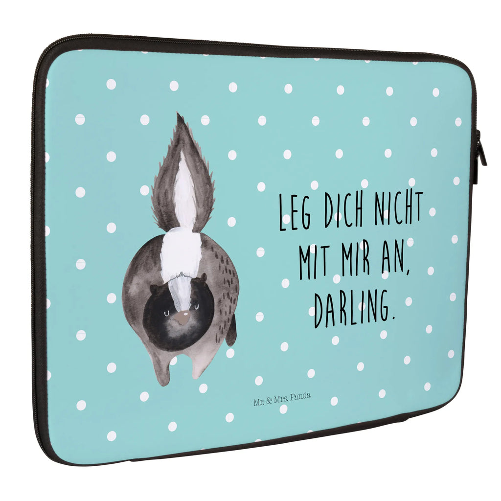 Notebook Tasche Stinktier Angriff Notebook Tasche, Laptop, Computertasche, Tasche, Notebook-Tasche, Notebook-Reisehülle, Notebook Schutz, Stinktier, Skunk, Wildtier, Raubtier, Stinker, Stinki, wütend, Drohung