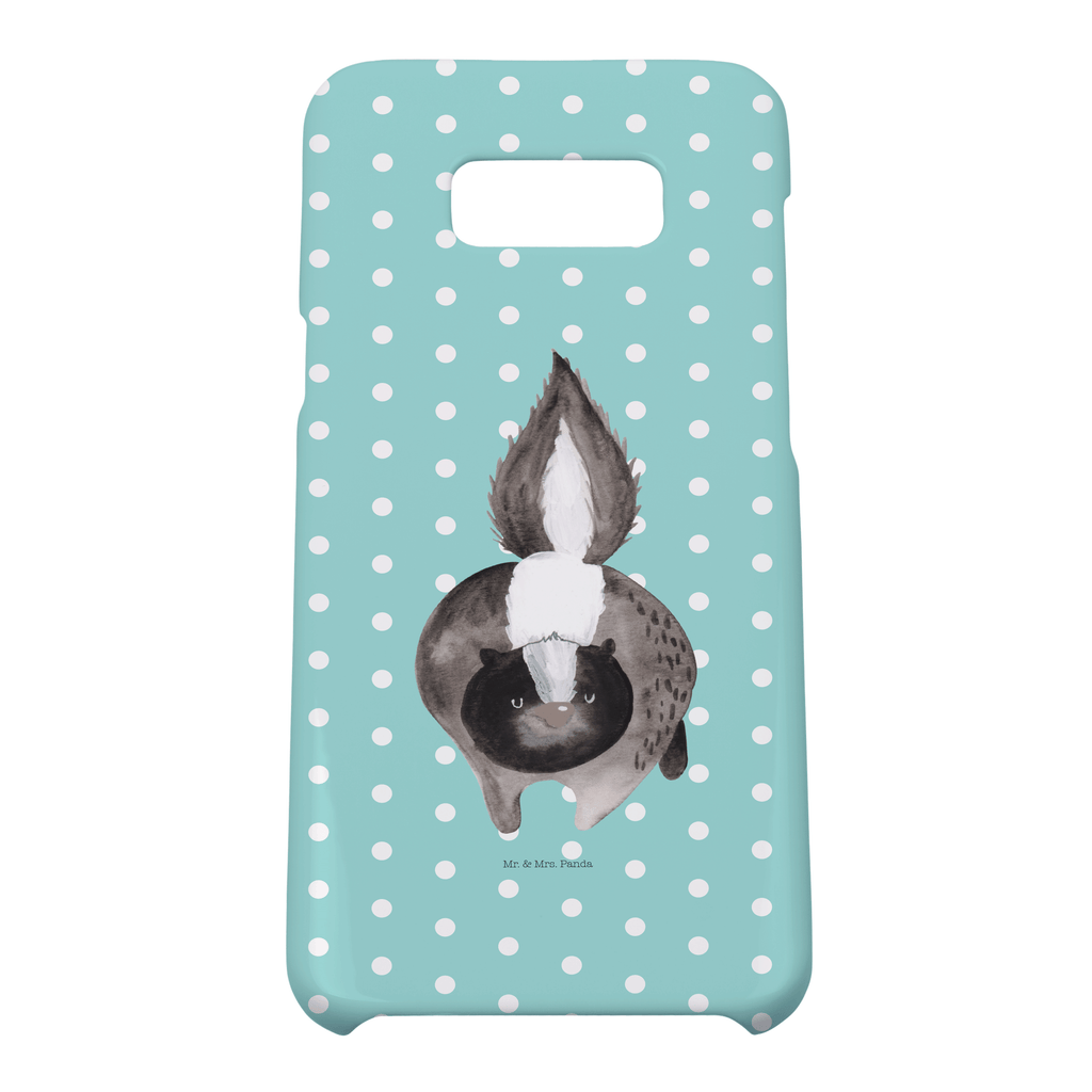 Handyhülle Stinktier Angriff Handyhülle, Handycover, Cover, Handy, Hülle, Samsung Galaxy S8 plus, Stinktier, Skunk, Wildtier, Raubtier, Stinker, Stinki, wütend, Drohung