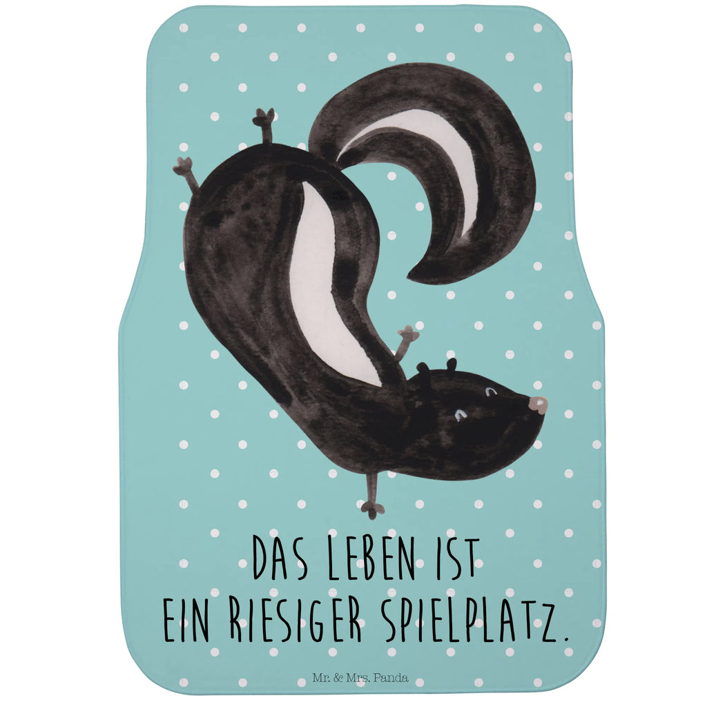 Fahrer Autofußmatte Stinktier Handstand Autofußmatten, Fußmatte Auto, Fahrer, Schmutzmatte Auto, Stinktier, Skunk, Wildtier, Raubtier, Stinker, Stinki, Spielplatz, verpielt, Kind