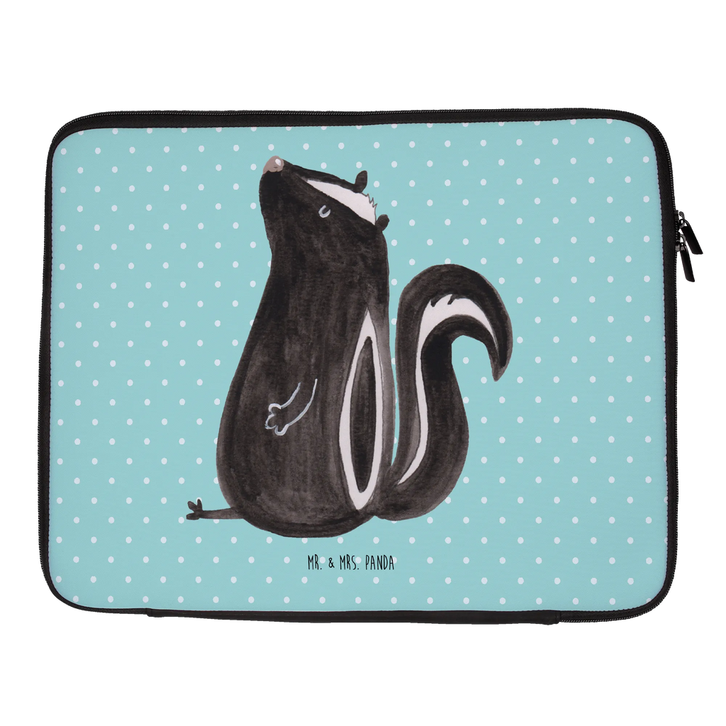 Notebook Tasche Stinktier Sitzen Notebook Tasche, Laptop, Computertasche, Tasche, Notebook-Tasche, Notebook-Reisehülle, Notebook Schutz, Stinktier, Skunk, Wildtier, Raubtier, Stinker, Stinki, Spruch, Büro, Recht, Besserwisser