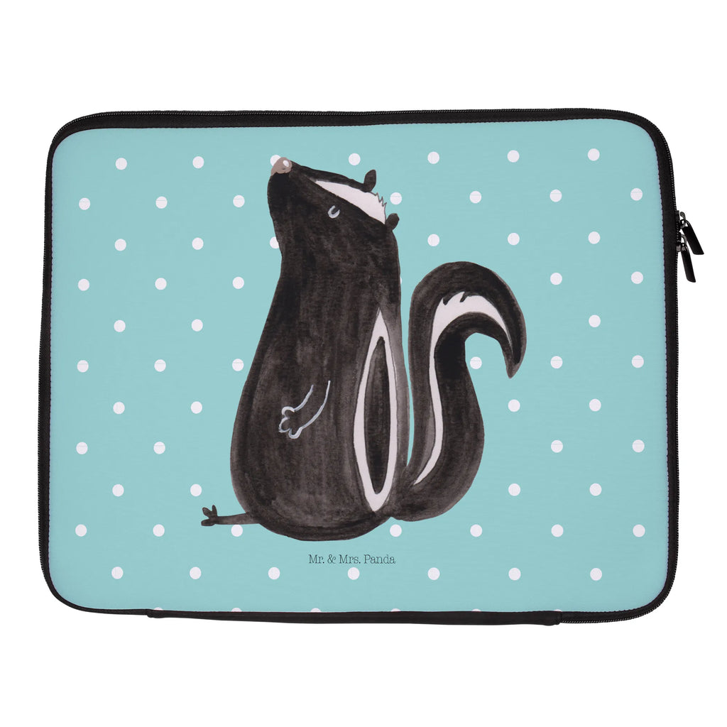 Notebook Tasche Stinktier Sitzen Notebook Tasche, Laptop, Computertasche, Tasche, Notebook-Tasche, Notebook-Reisehülle, Notebook Schutz, Stinktier, Skunk, Wildtier, Raubtier, Stinker, Stinki, Spruch, Büro, Recht, Besserwisser