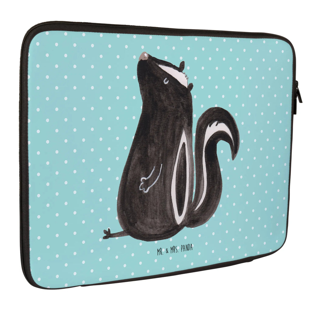 Notebook Tasche Stinktier Sitzen Notebook Tasche, Laptop, Computertasche, Tasche, Notebook-Tasche, Notebook-Reisehülle, Notebook Schutz, Stinktier, Skunk, Wildtier, Raubtier, Stinker, Stinki, Spruch, Büro, Recht, Besserwisser