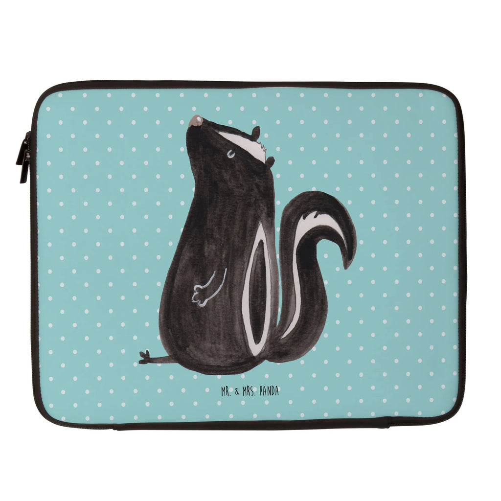 Notebook Tasche Stinktier Sitzen Notebook Tasche, Laptop, Computertasche, Tasche, Notebook-Tasche, Notebook-Reisehülle, Notebook Schutz, Stinktier, Skunk, Wildtier, Raubtier, Stinker, Stinki, Spruch, Büro, Recht, Besserwisser