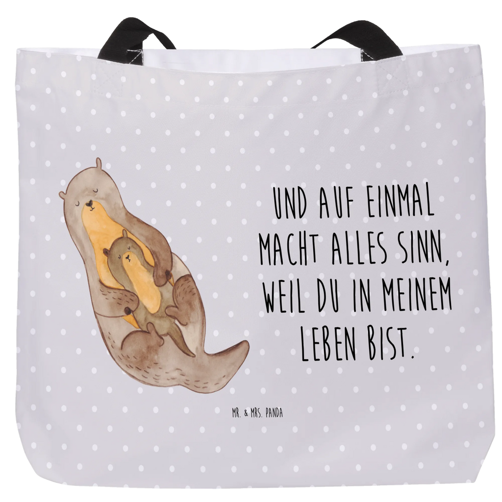 Shopper Otter Kind Beutel, Einkaufstasche, Tasche, Strandtasche, Einkaufsbeutel, Shopper, Schultasche, Freizeittasche, Tragebeutel, Schulbeutel, Alltagstasche, Otter, Fischotter, Seeotter, Otter Seeotter See Otter