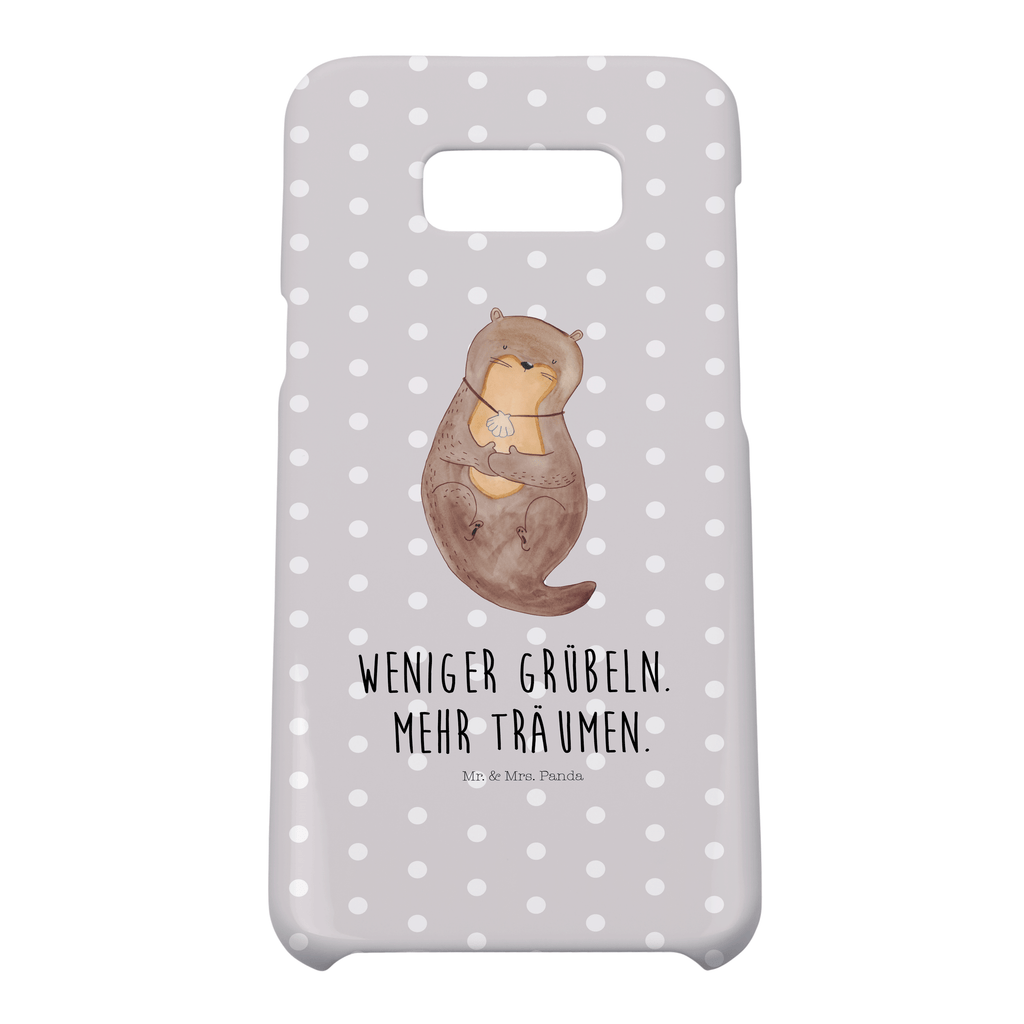 Handyhülle Otter Muschel Samsung Galaxy S9, Handyhülle, Smartphone Hülle, Handy Case, Handycover, Hülle, Otter, Fischotter, Seeotter, Otterliebe, grübeln, träumen, Motivation, Tagträumen, Büro