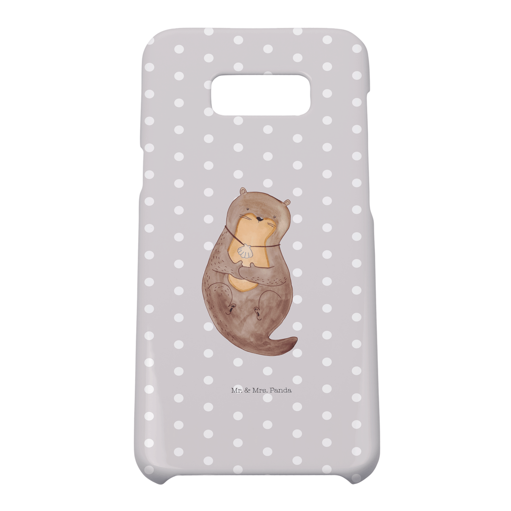 Handyhülle Otter Muschel Samsung Galaxy S9, Handyhülle, Smartphone Hülle, Handy Case, Handycover, Hülle, Otter, Fischotter, Seeotter, Otterliebe, grübeln, träumen, Motivation, Tagträumen, Büro