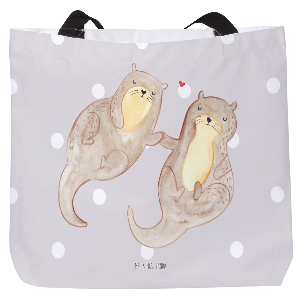 Shopper Otter Hände halten Beutel, Einkaufstasche, Tasche, Strandtasche, Einkaufsbeutel, Shopper, Schultasche, Freizeittasche, Tragebeutel, Schulbeutel, Alltagstasche, Otter, Fischotter, Seeotter, Otter Seeotter See Otter