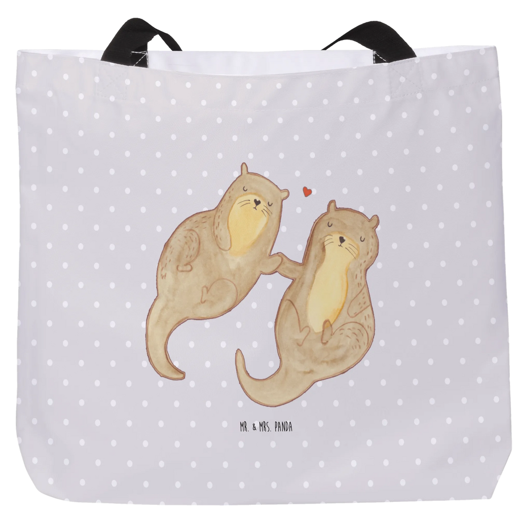 Shopper Otter Hände halten Beutel, Einkaufstasche, Tasche, Strandtasche, Einkaufsbeutel, Shopper, Schultasche, Freizeittasche, Tragebeutel, Schulbeutel, Alltagstasche, Otter, Fischotter, Seeotter, Otter Seeotter See Otter