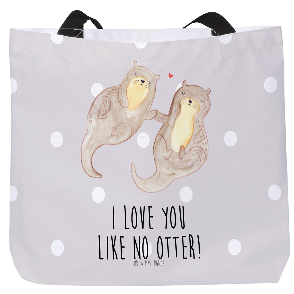 Shopper Otter Hände halten Beutel, Einkaufstasche, Tasche, Strandtasche, Einkaufsbeutel, Shopper, Schultasche, Freizeittasche, Tragebeutel, Schulbeutel, Alltagstasche, Otter, Fischotter, Seeotter, Otter Seeotter See Otter