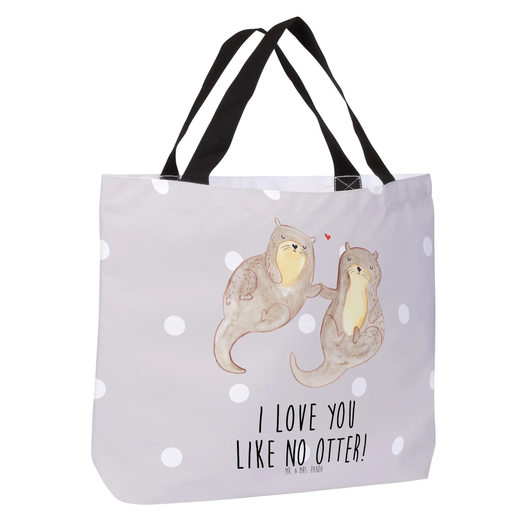 Shopper Otter Hände halten Beutel, Einkaufstasche, Tasche, Strandtasche, Einkaufsbeutel, Shopper, Schultasche, Freizeittasche, Tragebeutel, Schulbeutel, Alltagstasche, Otter, Fischotter, Seeotter, Otter Seeotter See Otter