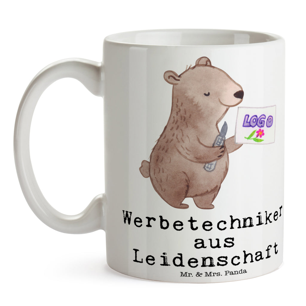 Tasse Werbetechniker aus Leidenschaft Tasse, Kaffeetasse, Teetasse, Becher, Kaffeebecher, Teebecher, Keramiktasse, Porzellantasse, Büro Tasse, Geschenk Tasse, Tasse Sprüche, Tasse Motive, Kaffeetassen, Tasse bedrucken, Designer Tasse, Cappuccino Tassen, Schöne Teetassen, Beruf, Ausbildung, Jubiläum, Abschied, Rente, Kollege, Kollegin, Geschenk, Schenken, Arbeitskollege, Mitarbeiter, Firma, Danke, Dankeschön