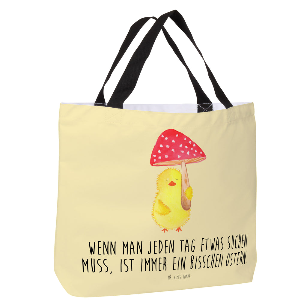 Shopper Küken Fliegenpilz Beutel, Einkaufstasche, Tasche, Strandtasche, Einkaufsbeutel, Shopper, Schultasche, Freizeittasche, Tragebeutel, Schulbeutel, Alltagstasche, Ostern, Osterhase, Ostergeschenke, Osternest, Osterdeko, Geschenke zu Ostern, Ostern Geschenk, Ostergeschenke Kinder, Ostern Kinder, Küken, Fliegenpilz, Glückspilz, Frohe Ostern, Ostergrüße