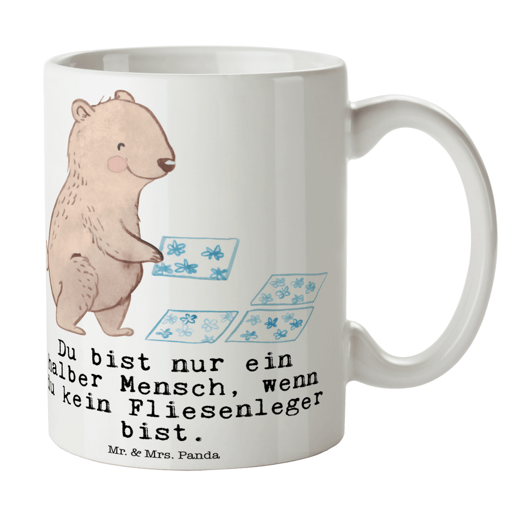 Tasse Fliesenleger mit Herz Tasse, Kaffeetasse, Teetasse, Becher, Kaffeebecher, Teebecher, Keramiktasse, Porzellantasse, Büro Tasse, Geschenk Tasse, Tasse Sprüche, Tasse Motive, Kaffeetassen, Tasse bedrucken, Designer Tasse, Cappuccino Tassen, Schöne Teetassen, Beruf, Ausbildung, Jubiläum, Abschied, Rente, Kollege, Kollegin, Geschenk, Schenken, Arbeitskollege, Mitarbeiter, Firma, Danke, Dankeschön, Fliesenleger, Gesellenprüfung, Fliesenlegermeister, Fliesenlegerbetrieb, Fliesenfachhandel, Handwerk