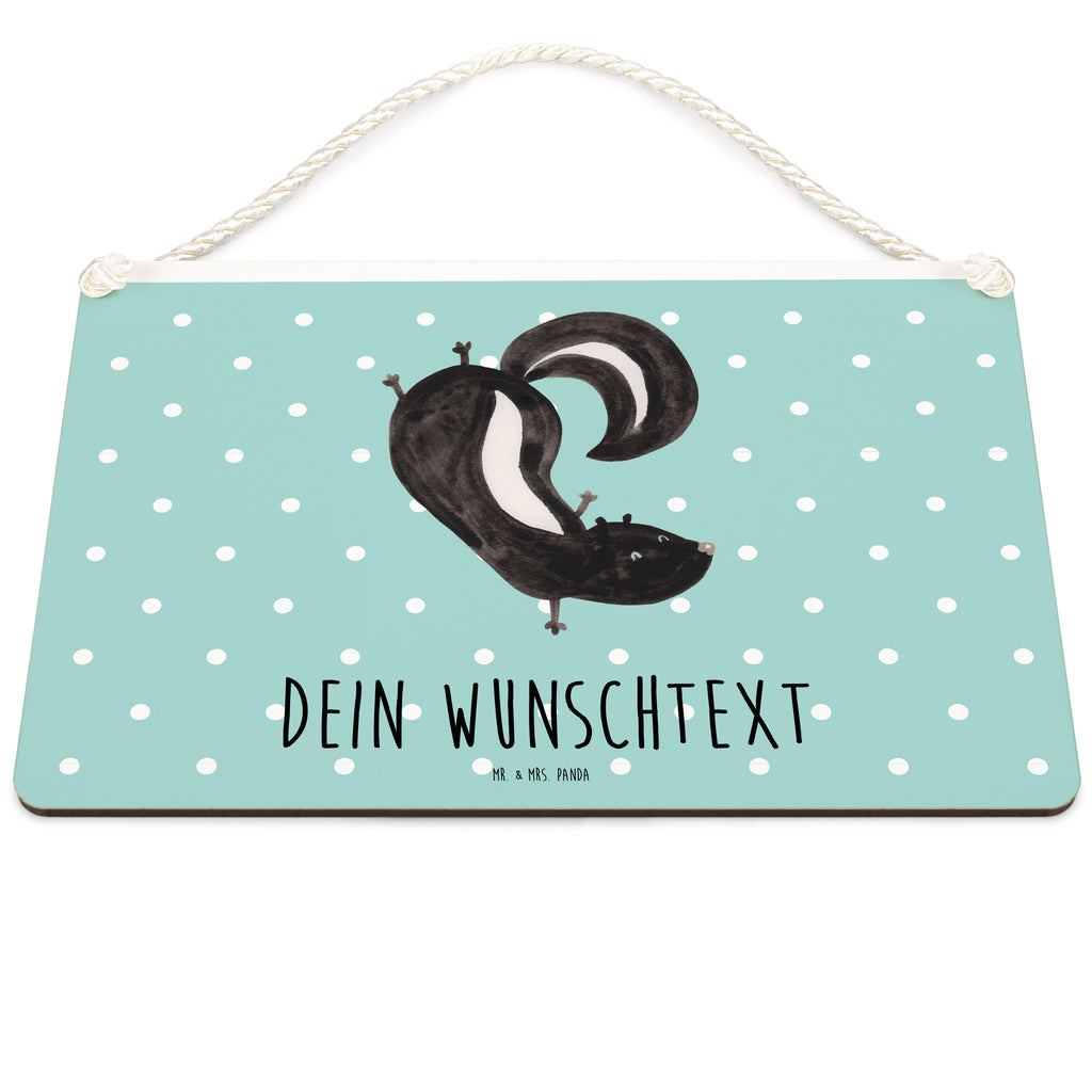 Personalisiertes Deko Schild Stinktier Handstand Dekoschild, Deko Schild, Schild, Tür Schild, Türschild, Holzschild, Wandschild, Wanddeko, Stinktier, Skunk, Wildtier, Raubtier, Stinker, Stinki, Spielplatz, verpielt, Kind