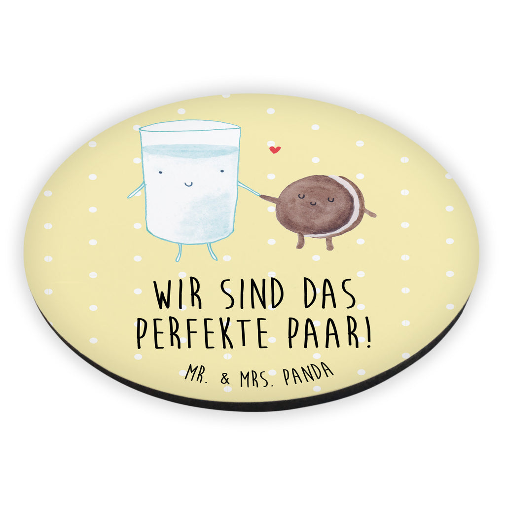 Rund Magnet Milch & Keks Kühlschrankmagnet, Pinnwandmagnet, Souvenir Magnet, Motivmagnete, Dekomagnet, Whiteboard Magnet, Notiz Magnet, Kühlschrank Dekoration, Tiermotive, Gute Laune, lustige Sprüche, Tiere, Milk, Cookie, Milch, Keks, Kekse, Kaffee, Einladung Frühstück, Motiv süß, romantisch, perfektes Paar