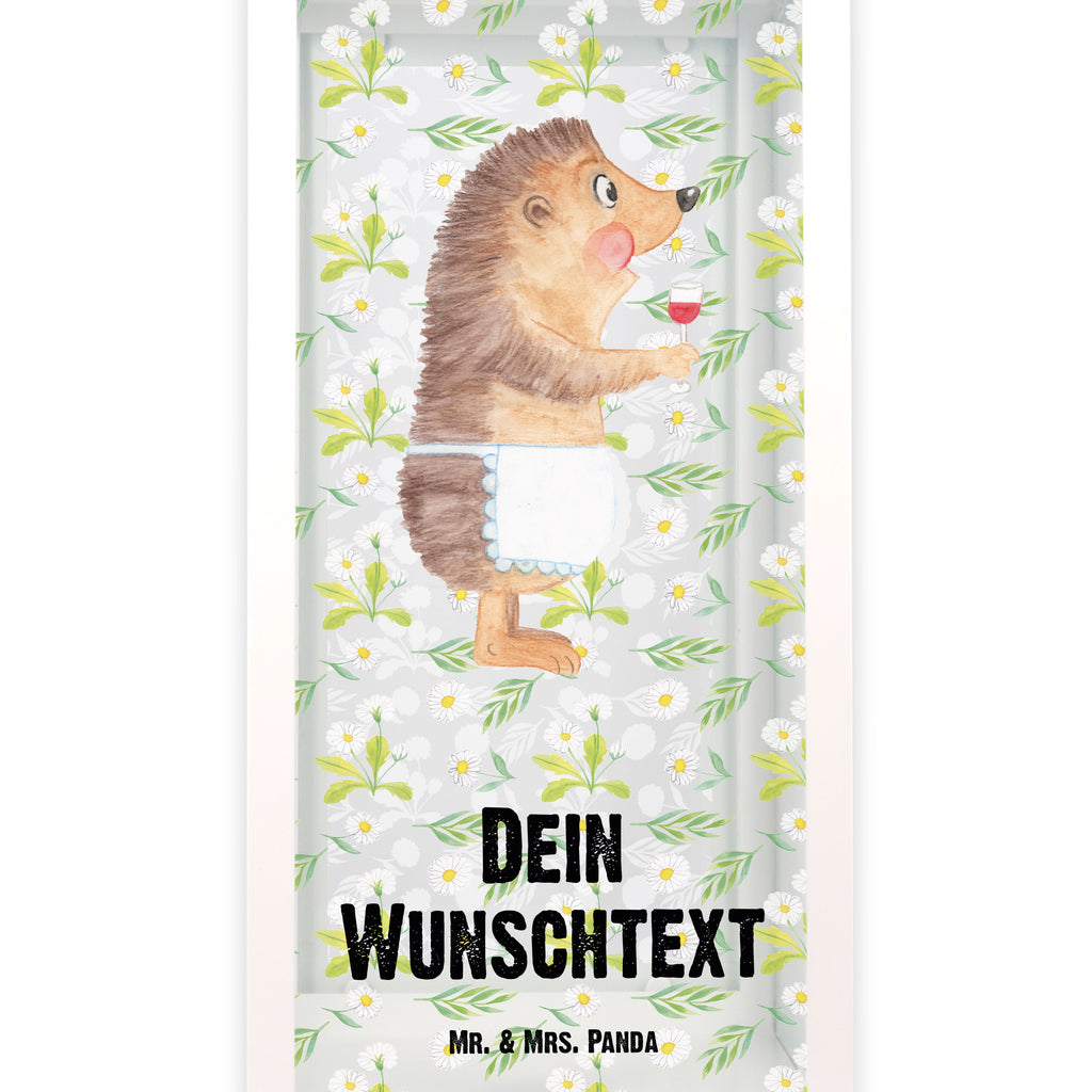 Personalisierte Deko Laterne Igel mit Wein Gartenlampe, Gartenleuchte, Gartendekoration, Gartenlicht, Laterne kleine Laternen, XXL Laternen, Laterne groß, Tiermotive, Gute Laune, lustige Sprüche, Tiere, Wein Spruch, Igel, Geschenk Weintrinker, Geschenk Weinliebhaber, Wein Deko, Weinglas, Rotwein, Weißwein, Wein trinken