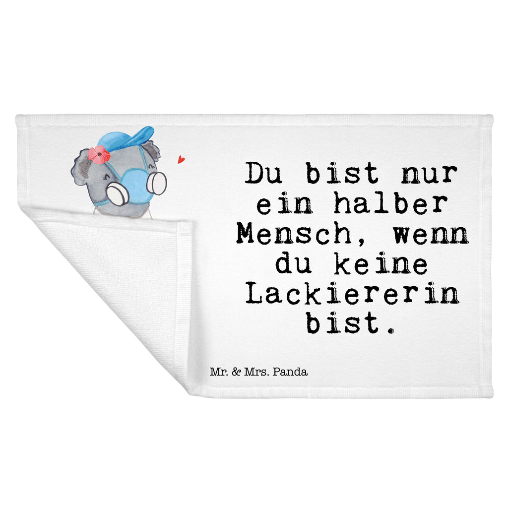 Handtuch Lackiererin mit Herz Gästetuch, Reisehandtuch, Sport Handtuch, Frottier, Kinder Handtuch, Beruf, Ausbildung, Jubiläum, Abschied, Rente, Kollege, Kollegin, Geschenk, Schenken, Arbeitskollege, Mitarbeiter, Firma, Danke, Dankeschön, Lackiererin, Lackierermeisterin, Werkstatt Lackiererin, Gesellenprüfung