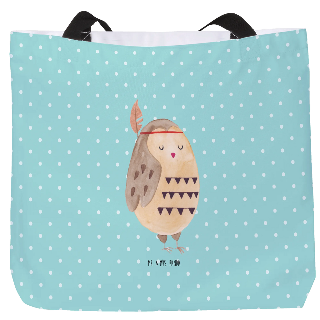 Shopper Eule Federschmuck Beutel, Einkaufstasche, Tasche, Strandtasche, Einkaufsbeutel, Shopper, Schultasche, Freizeittasche, Tragebeutel, Schulbeutel, Alltagstasche, Eule, Eule Deko, Owl, Das Leben ist ein Abenteuer, Reisespruch, Federschmuck, Dekoration