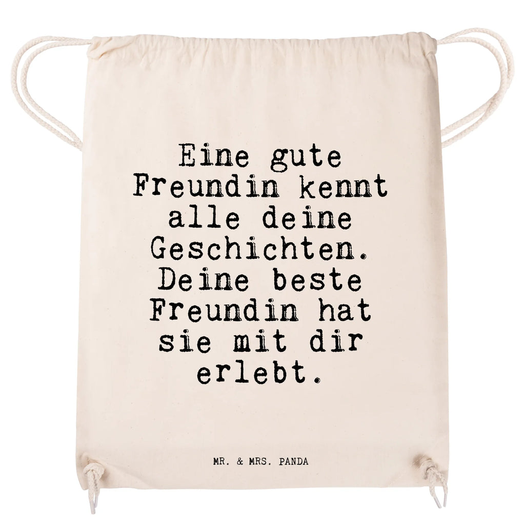 Sportbeutel Eine gute Freundin kennt... Sportbeutel, Turnbeutel, Beutel, Sporttasche, Tasche, Stoffbeutel, Sportbeutel Kinder, Gymsack, Beutel Rucksack, Kleine Sporttasche, Sportzubehör, Turnbeutel Baumwolle, Spruch, Sprüche, lustige Sprüche, Weisheiten, Zitate, Spruch Geschenke, Spruch Sprüche Weisheiten Zitate Lustig Weisheit Worte