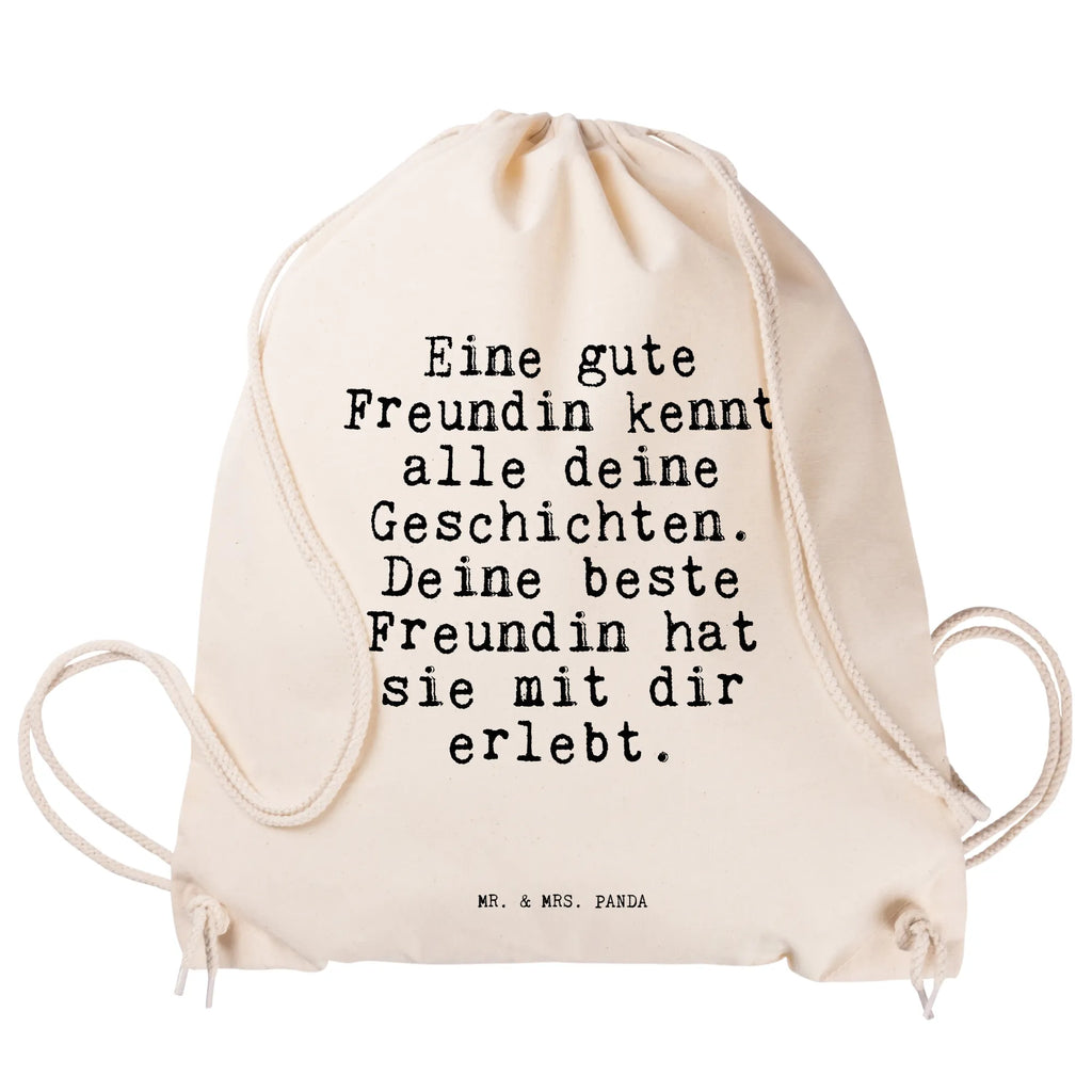 Sportbeutel Eine gute Freundin kennt... Sportbeutel, Turnbeutel, Beutel, Sporttasche, Tasche, Stoffbeutel, Sportbeutel Kinder, Gymsack, Beutel Rucksack, Kleine Sporttasche, Sportzubehör, Turnbeutel Baumwolle, Spruch, Sprüche, lustige Sprüche, Weisheiten, Zitate, Spruch Geschenke, Spruch Sprüche Weisheiten Zitate Lustig Weisheit Worte