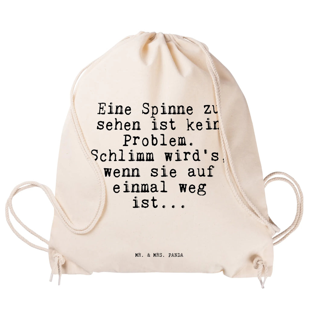 Sportbeutel Eine Spinne zu sehen... Sportbeutel, Turnbeutel, Beutel, Sporttasche, Tasche, Stoffbeutel, Sportbeutel Kinder, Gymsack, Beutel Rucksack, Kleine Sporttasche, Sportzubehör, Turnbeutel Baumwolle, Spruch, Sprüche, lustige Sprüche, Weisheiten, Zitate, Spruch Geschenke, Spruch Sprüche Weisheiten Zitate Lustig Weisheit Worte