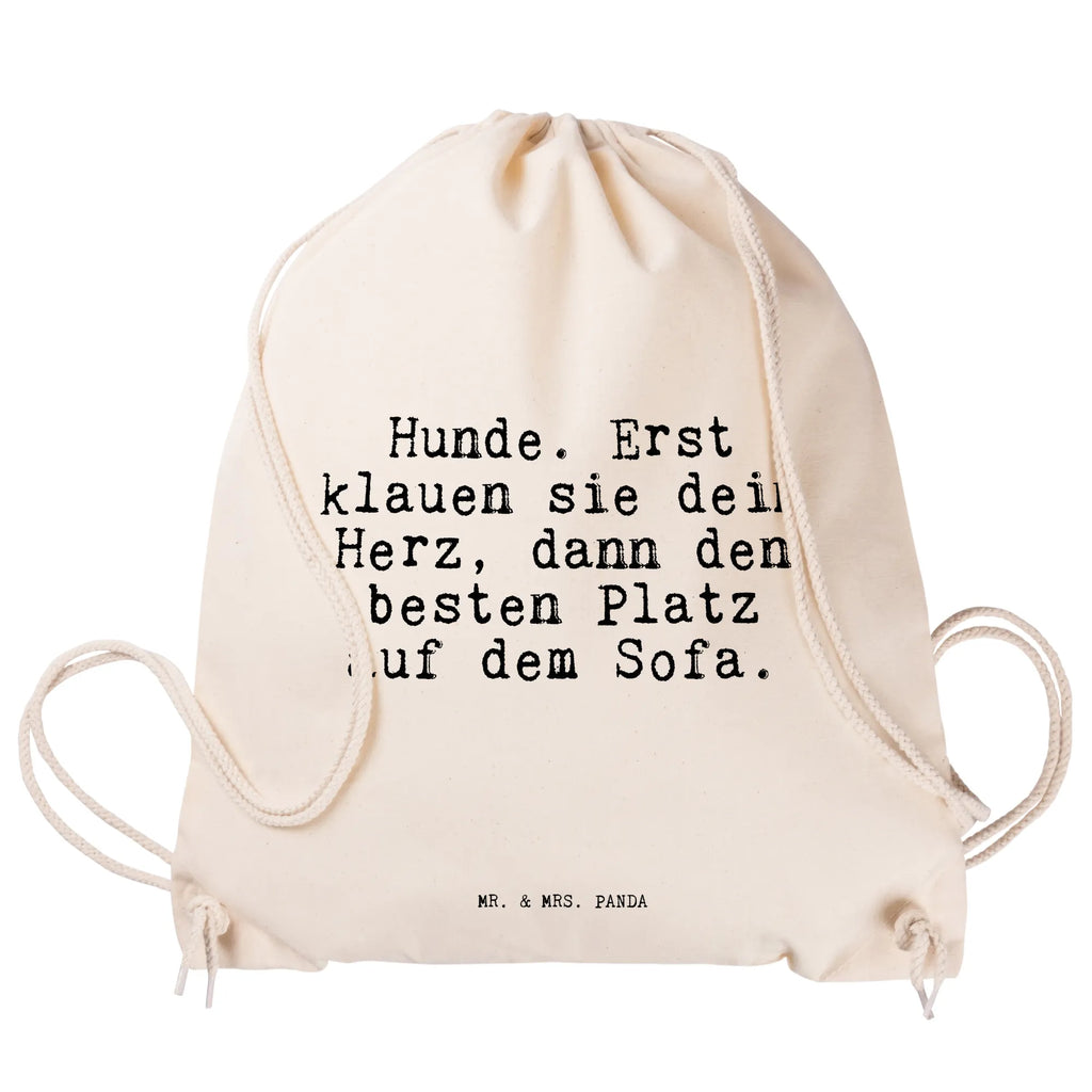 Sportbeutel Hunde. Erst klauen sie... Sportbeutel, Turnbeutel, Beutel, Sporttasche, Tasche, Stoffbeutel, Sportbeutel Kinder, Gymsack, Beutel Rucksack, Kleine Sporttasche, Sportzubehör, Turnbeutel Baumwolle, Spruch, Sprüche, lustige Sprüche, Weisheiten, Zitate, Spruch Geschenke, Spruch Sprüche Weisheiten Zitate Lustig Weisheit Worte