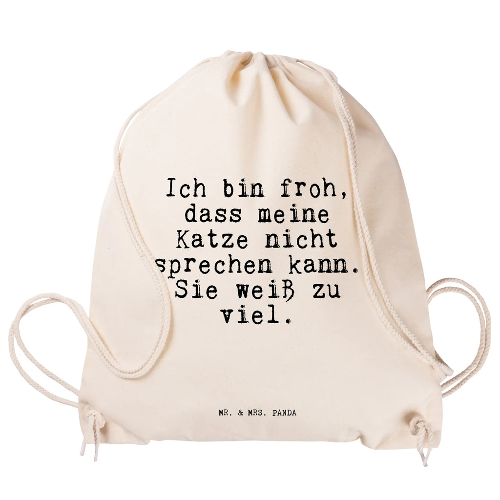 Sportbeutel Sprüche und Zitate Ich bin froh, dass meine Katze nicht sprechen kann. Sie weiß zu viel. Sportbeutel, Turnbeutel, Beutel, Sporttasche, Tasche, Stoffbeutel, Sportbeutel Kinder, Gymsack, Beutel Rucksack, Kleine Sporttasche, Sportzubehör, Turnbeutel Baumwolle, Spruch, Sprüche, lustige Sprüche, Weisheiten, Zitate, Spruch Geschenke, Spruch Sprüche Weisheiten Zitate Lustig Weisheit Worte