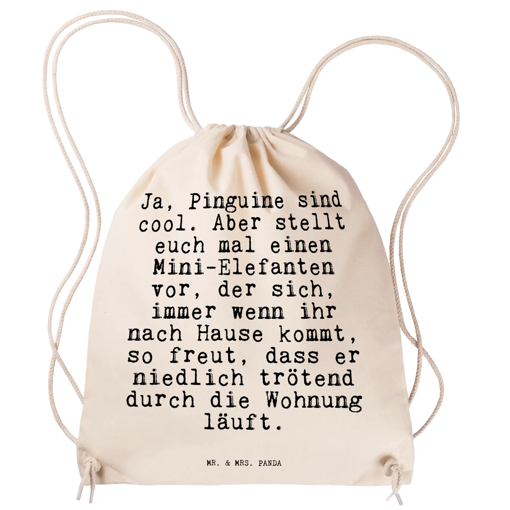 Sportbeutel Ja, Pinguine sind cool.... Sportbeutel, Turnbeutel, Beutel, Sporttasche, Tasche, Stoffbeutel, Sportbeutel Kinder, Gymsack, Beutel Rucksack, Kleine Sporttasche, Sportzubehör, Turnbeutel Baumwolle, Spruch, Sprüche, lustige Sprüche, Weisheiten, Zitate, Spruch Geschenke, Spruch Sprüche Weisheiten Zitate Lustig Weisheit Worte